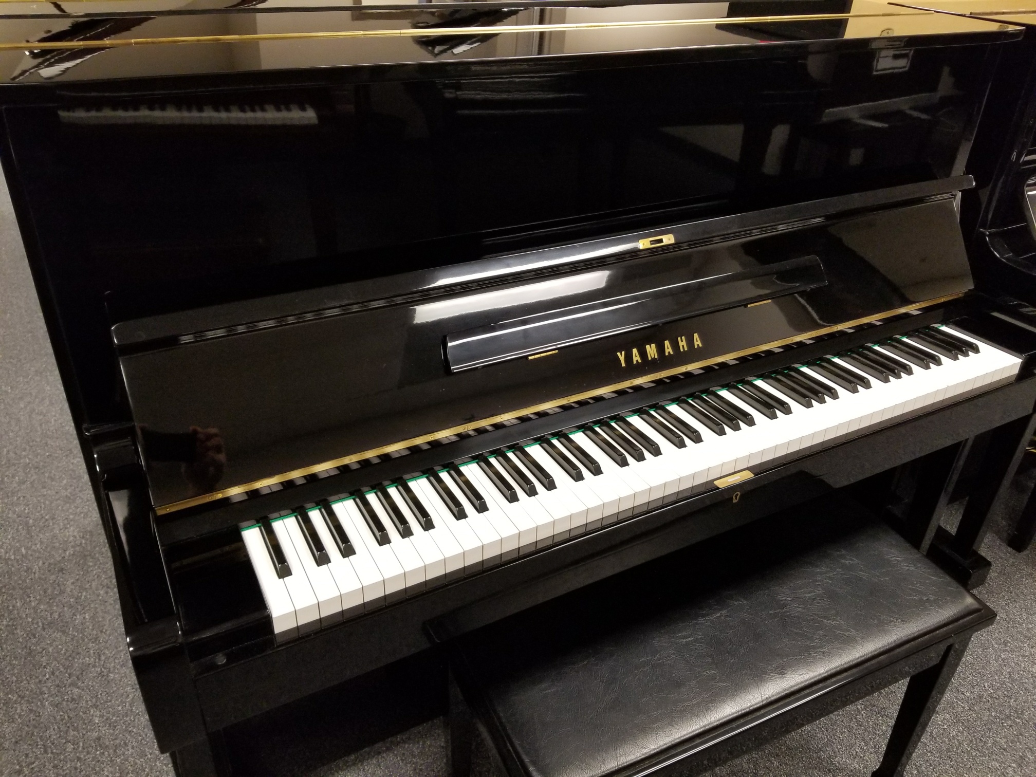 Yamaha U1 Ebony Studio The Piano Guys