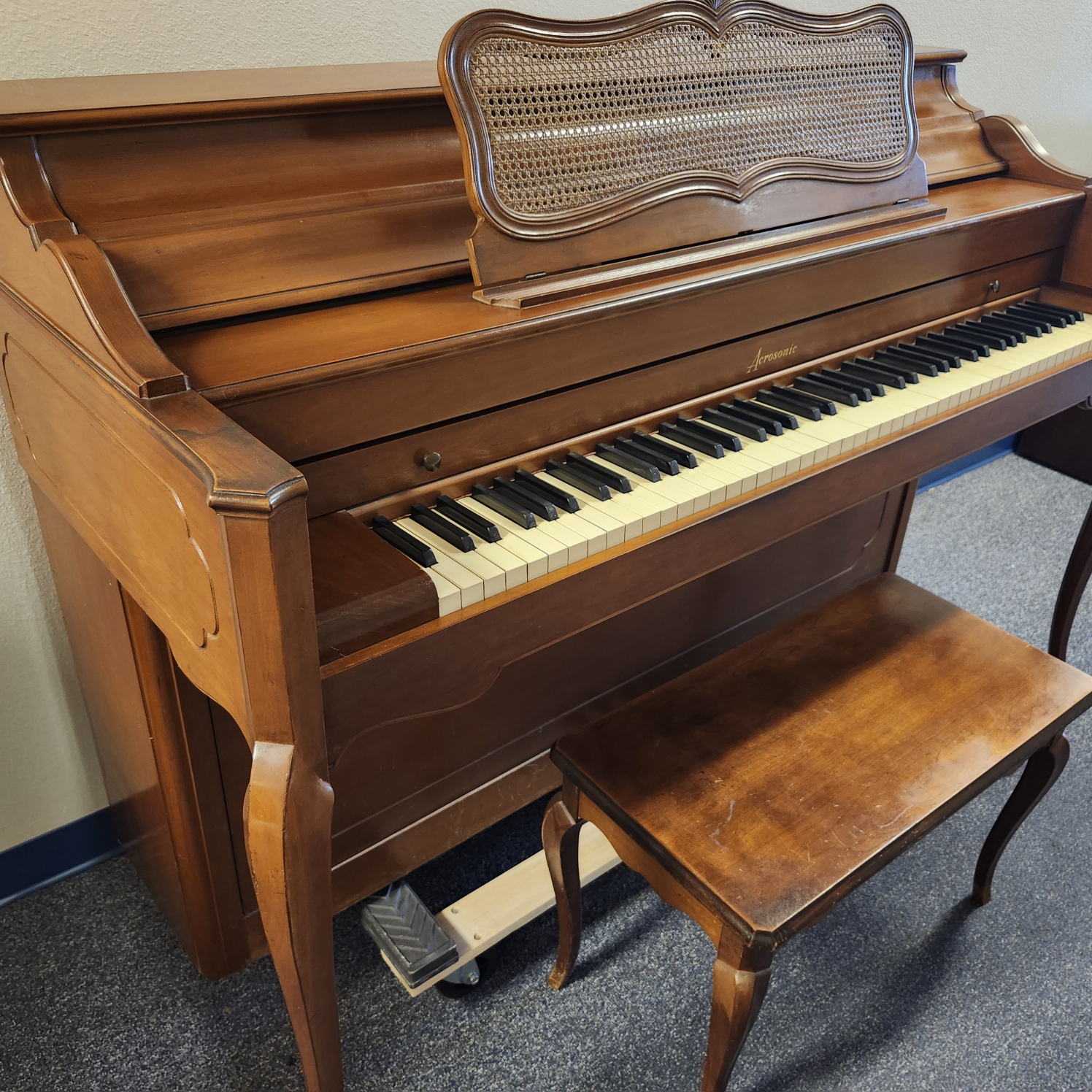 Baldwin Acrosonic Cherry Spinet offered by The Piano Guys