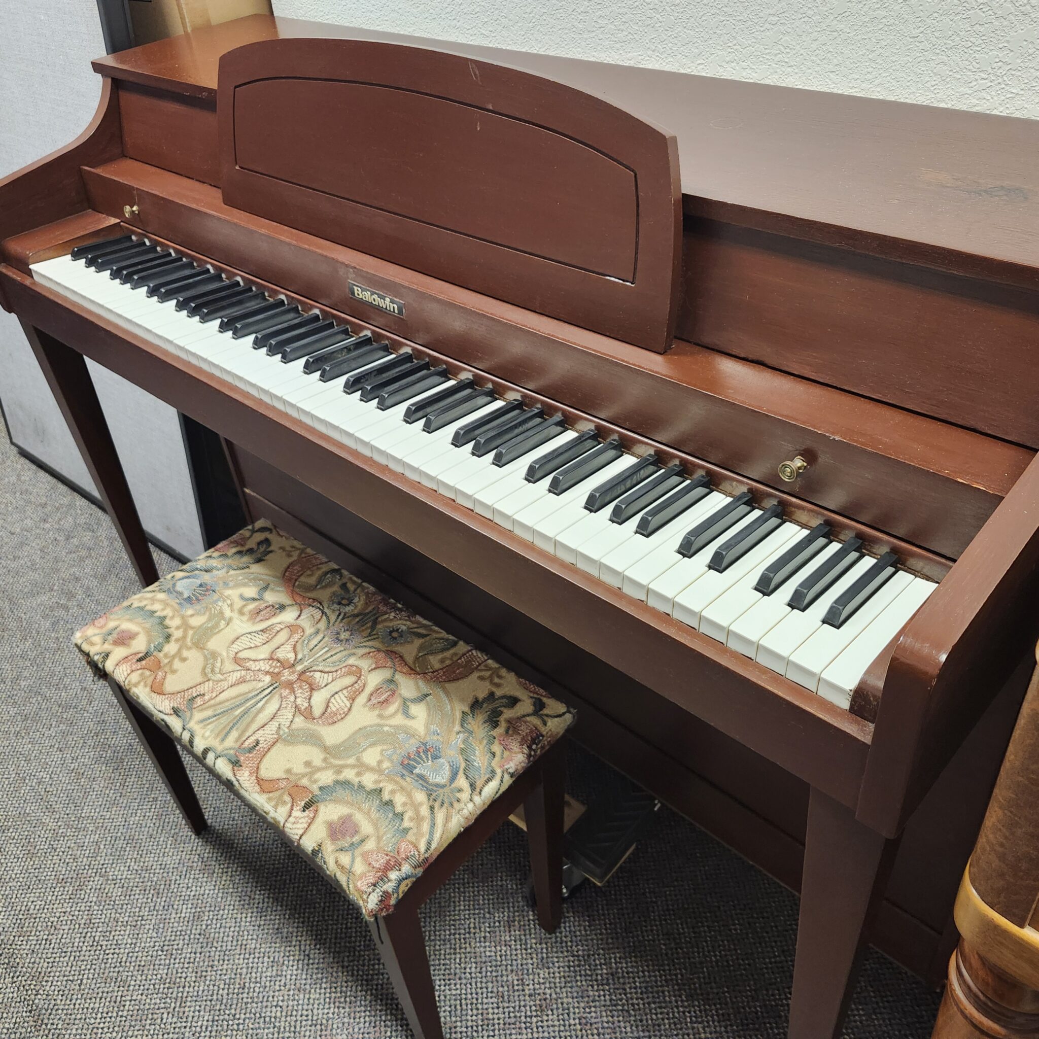 Baldwin Dark Mahogany Spinet Piano for sale